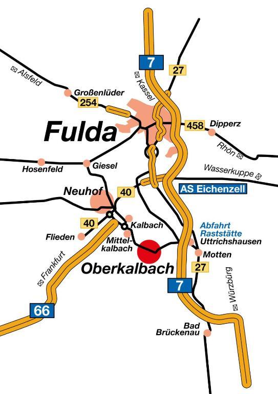 Landgasthof Lang Zum Adler Oberkalbach Exterior foto